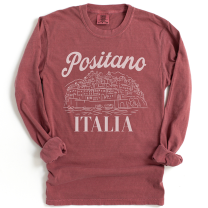 Positano - Comfort Colors Premium Long Sleeve T Shirt