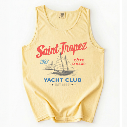 Saint Tropez Yacht Club - Comfort Colors Premium Tank Top