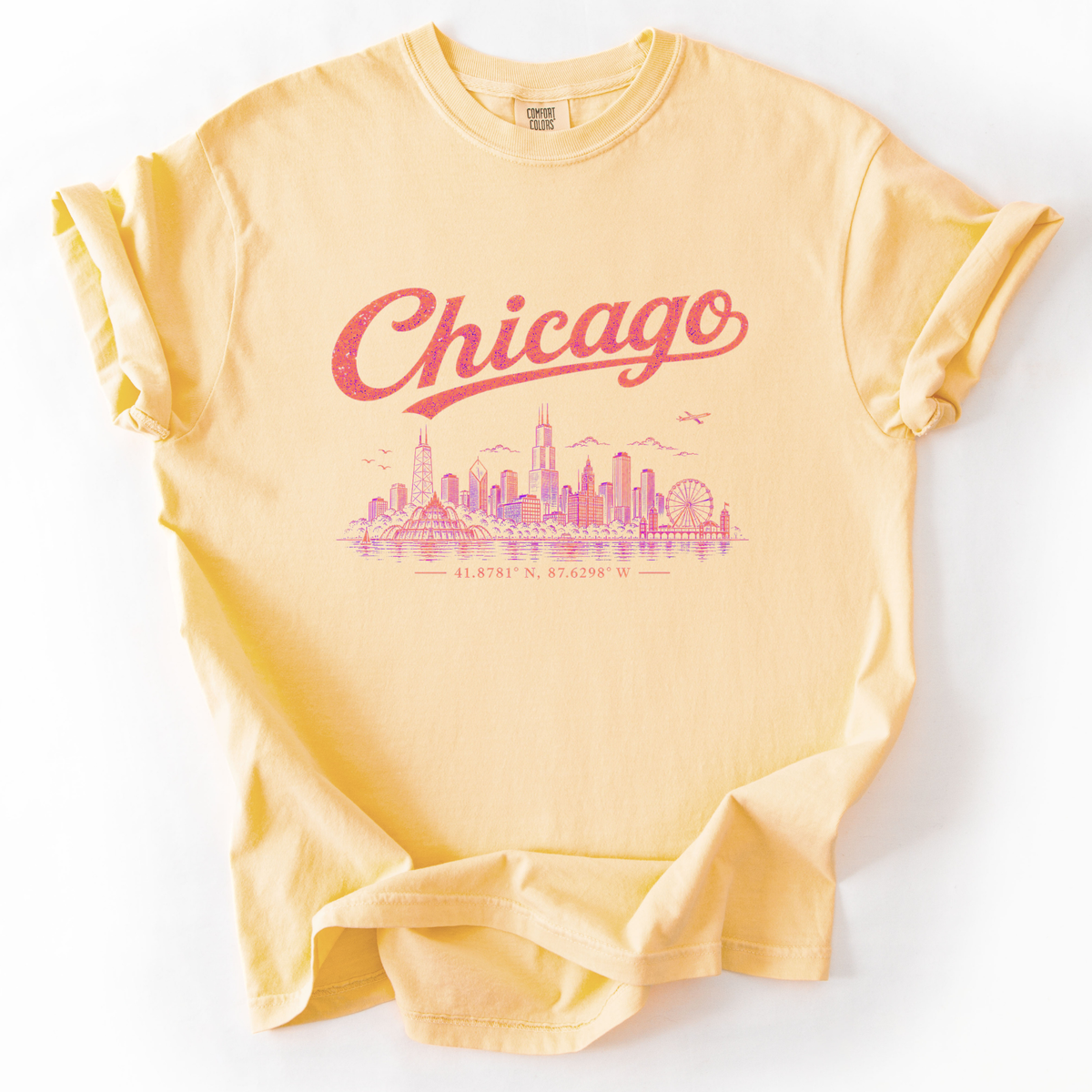 Chicago - Comfort Colors Relaxed Fit Premium T Shirt