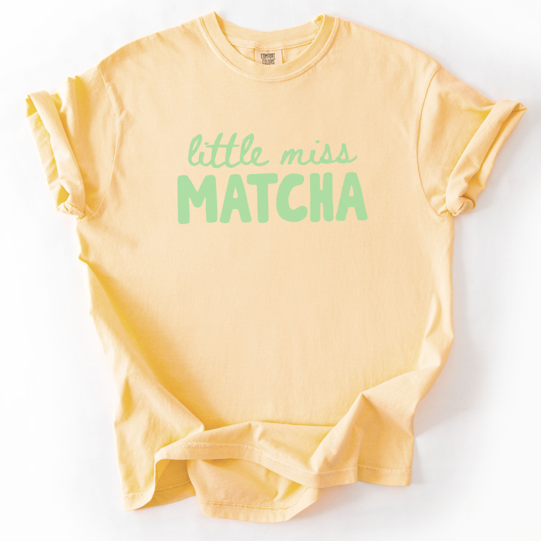 Little Miss Matcha - Comfort Colors Relaxed Fit Premium T Shirt