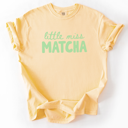 Little Miss Matcha - Comfort Colors Relaxed Fit Premium T Shirt