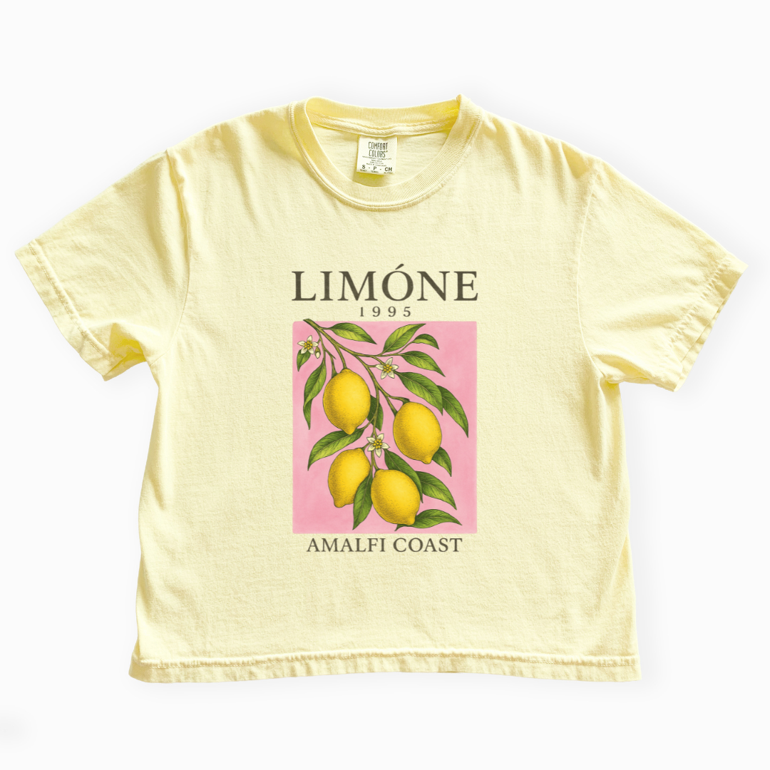 Limone 1995 - Comfort Colors Boxy Cropped Tee