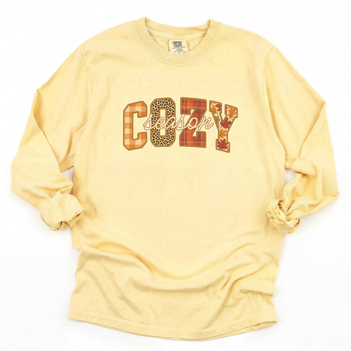 Cozy Season - Comfort Colors Premium Long Sleeve T Shirt
