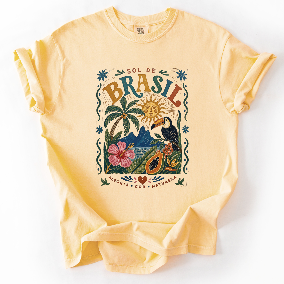 Brazil - Comfort Colors Relaxed Fit Premium T Shirt