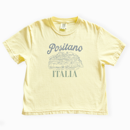 Positano - Comfort Colors Boxy Cropped Tee