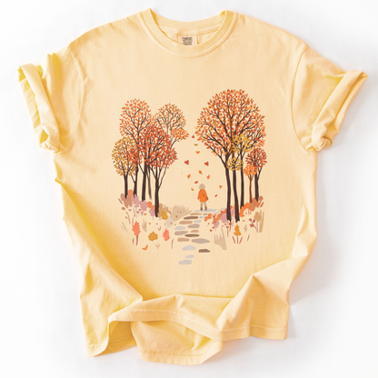 Autumn Walks -  Comfort Colors Relaxed Fit Premium T Shirt