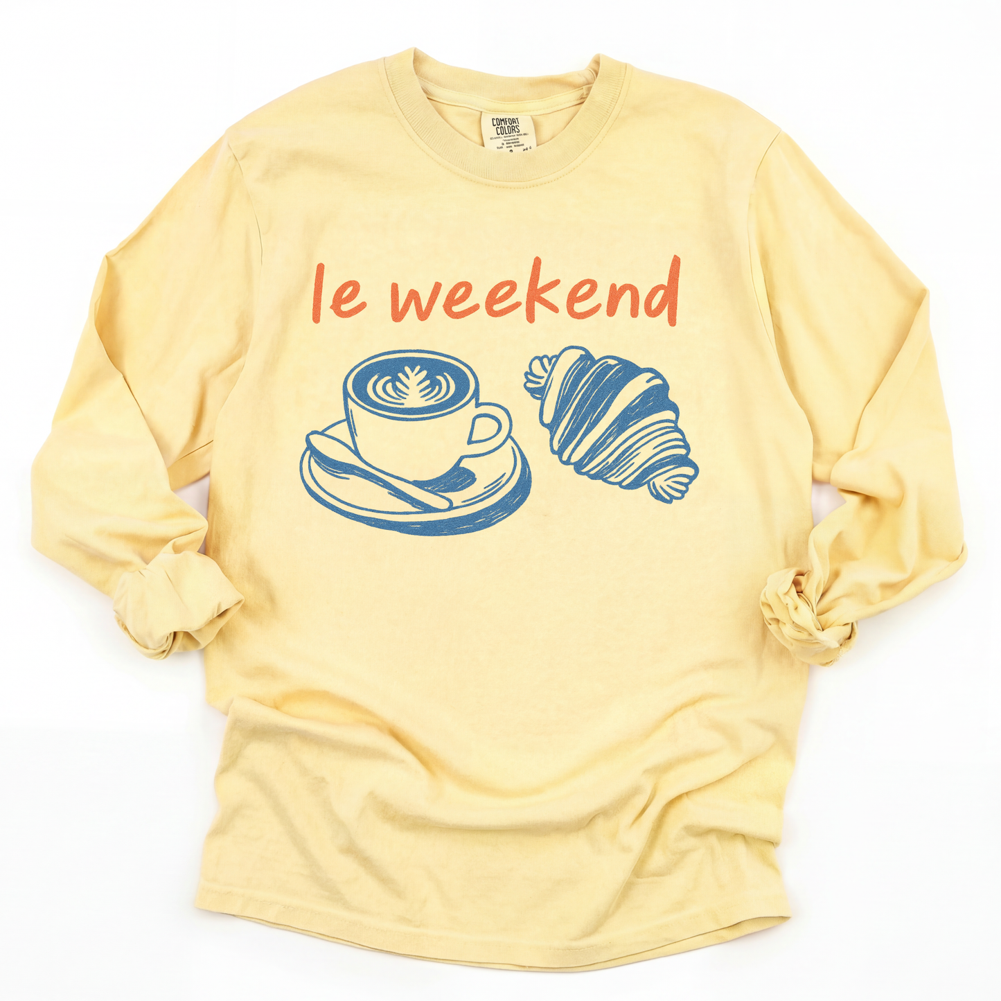 Le Weekend - Comfort Colors Long Sleeve Premium T Shirt