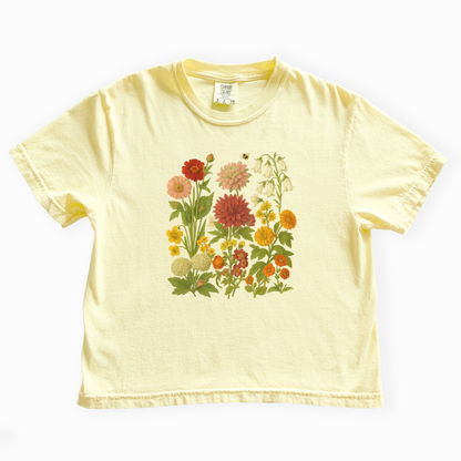 Secret Garden - Comfort Colors Boxy Cropped Tee