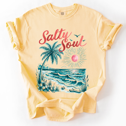 Salty Soul - Comfort Colors Relaxed Fit Premium T Shirt