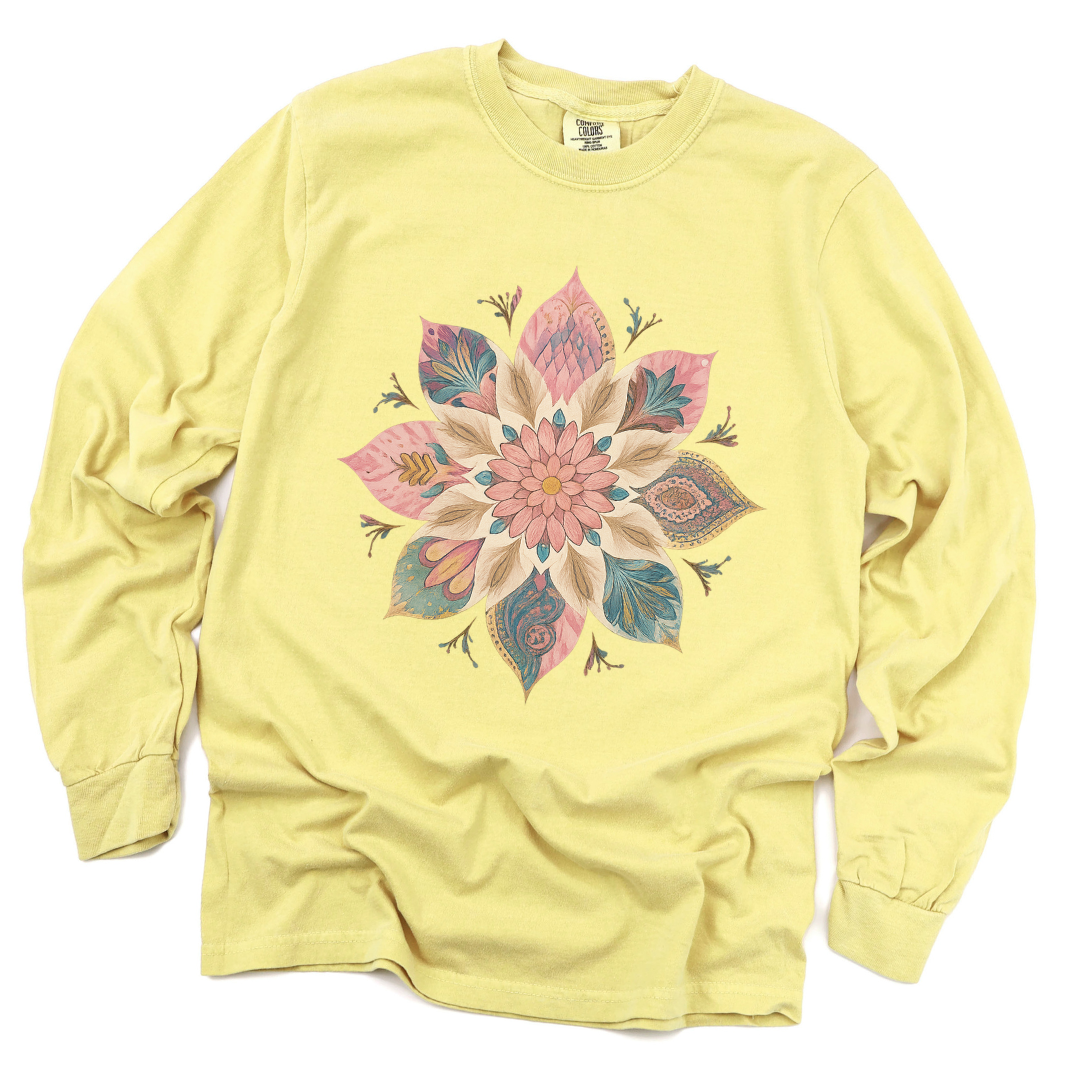 Serenity - Comfort Colors Premium Long Sleeve T Shirt