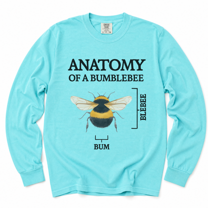Anatomy Of A Bumblebee - Comfort Colors Long Sleeve Premium T Shirt