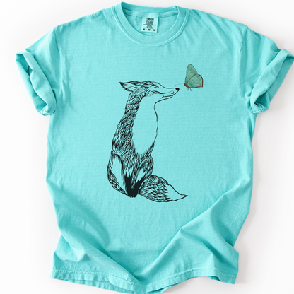 Fox & Butterfly - Comfort Colors Relaxed Fit Premium T Shirt