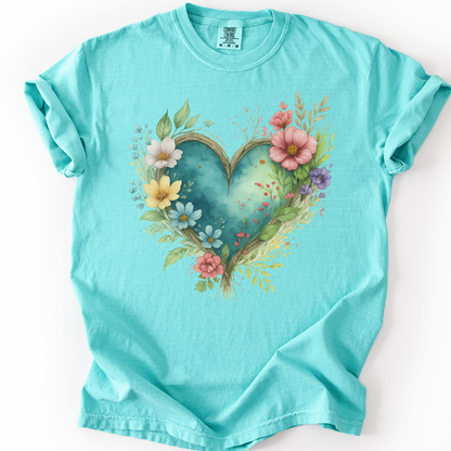 Nature's Embrace -  Relaxed Fit Vintage Wash T Shirt