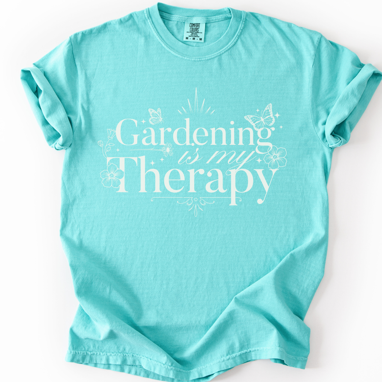 Gardening Is My Therapy - Comfort Colors Relaxed Fit Premium T Shirt