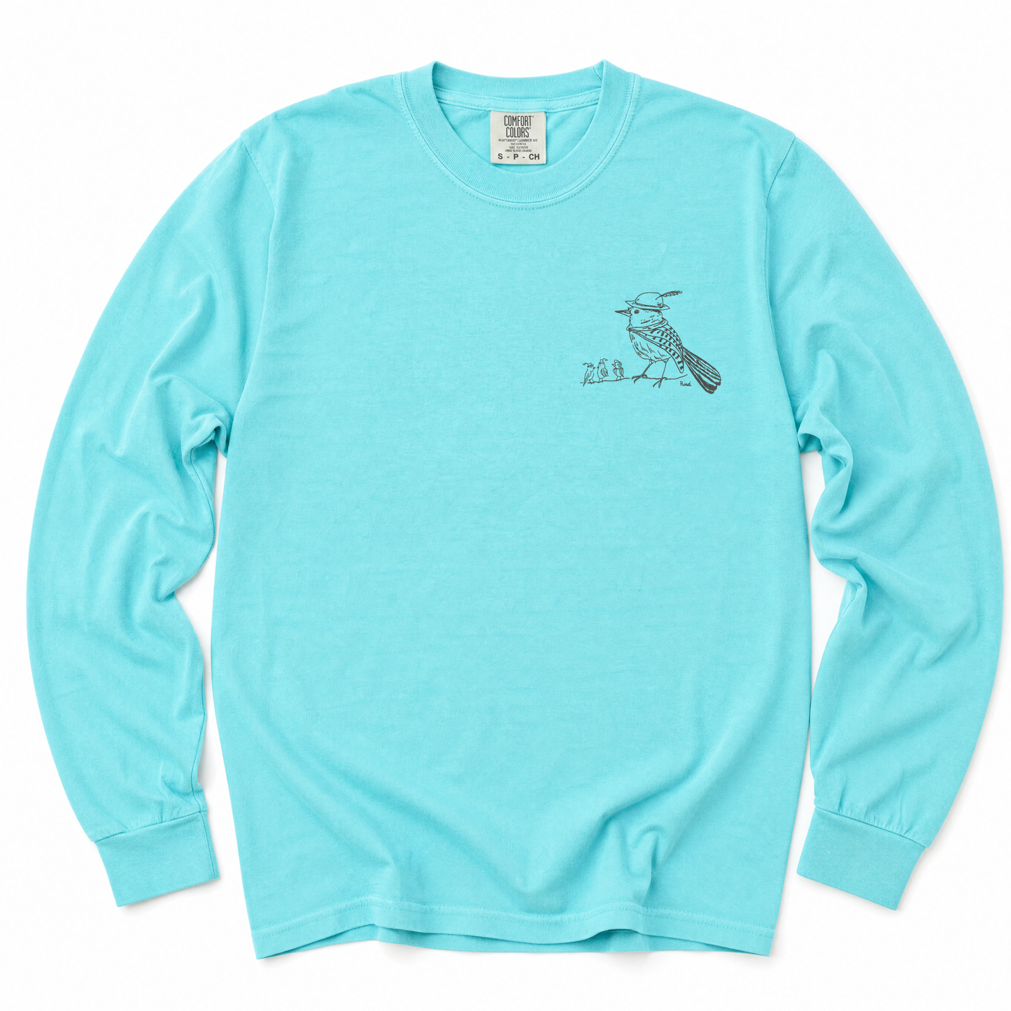 Birds - Comfort Colors Premium Long Sleeve T Shirt