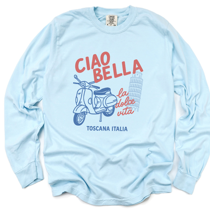 Ciao Bella - Comfort Colors Premium Long Sleeve T Shirt