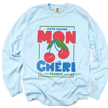 Mon Cheri - Comfort Colors Premium Long Sleeve T Shirt