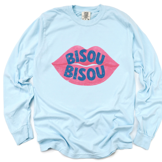 Bisou - Comfort Colors Premium Long Sleeve T Shirt