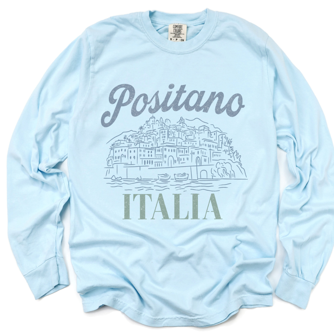 Positano - Comfort Colors Premium Long Sleeve T Shirt