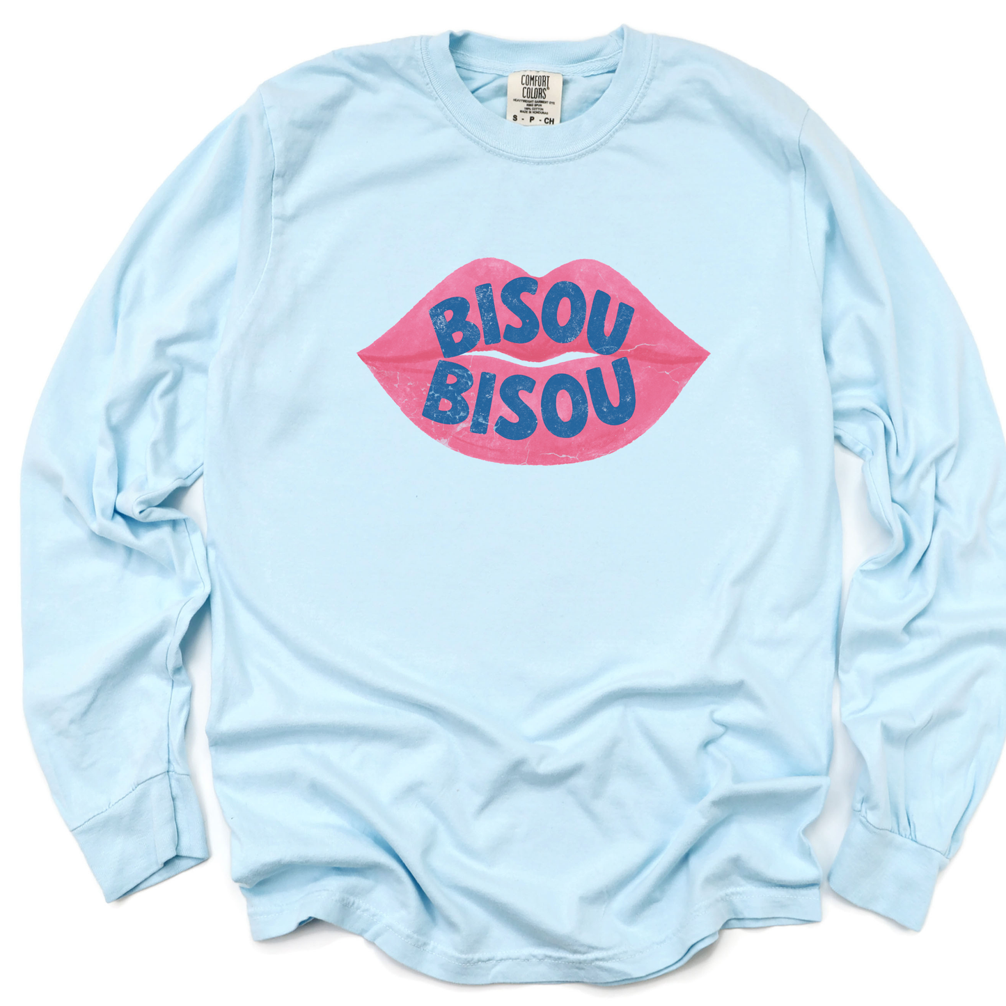 Bisou - Comfort Colors Premium Long Sleeve T Shirt
