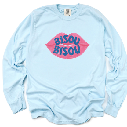 Bisou - Comfort Colors Premium Long Sleeve T Shirt