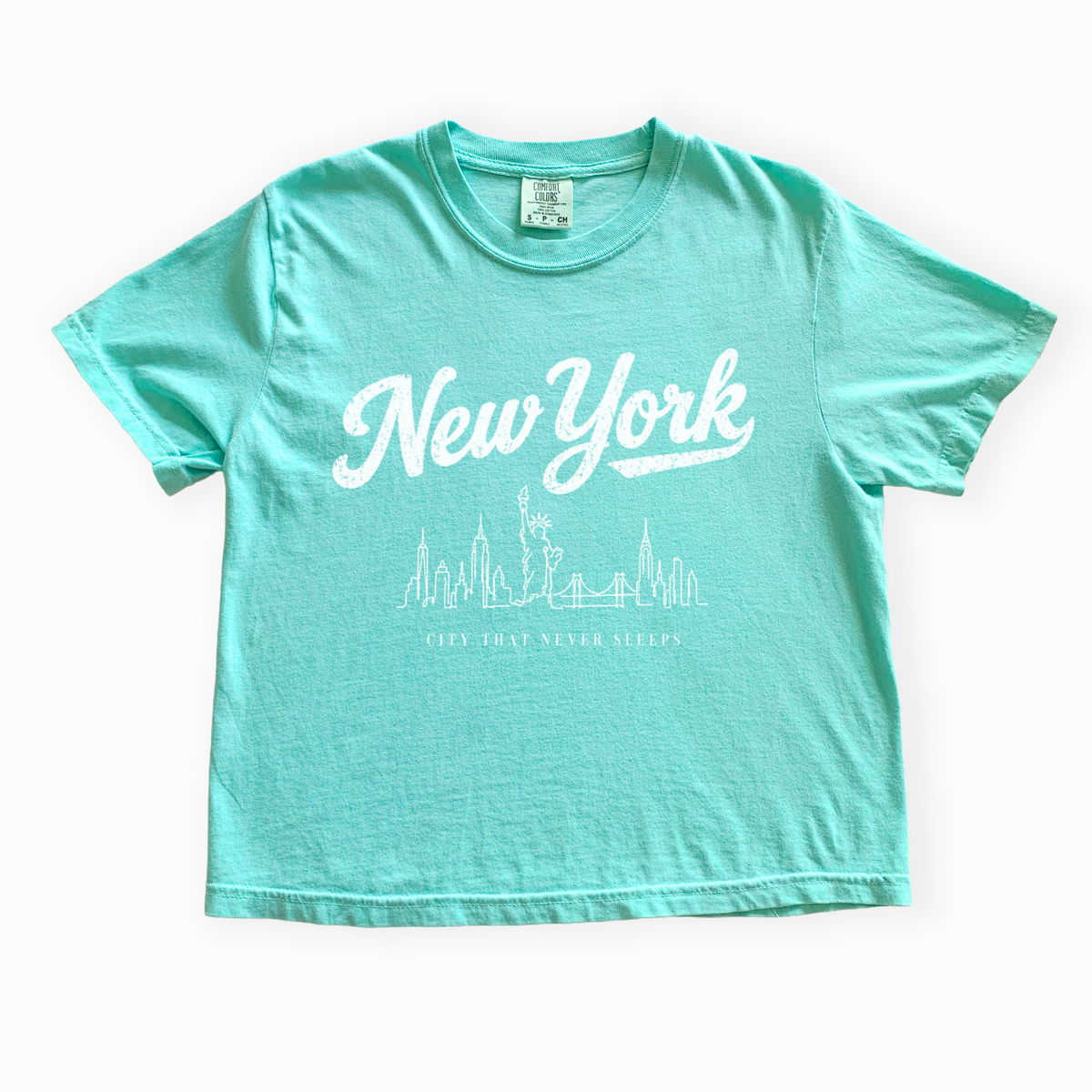 New York - Comfort Colors Boxy Cropped Tee