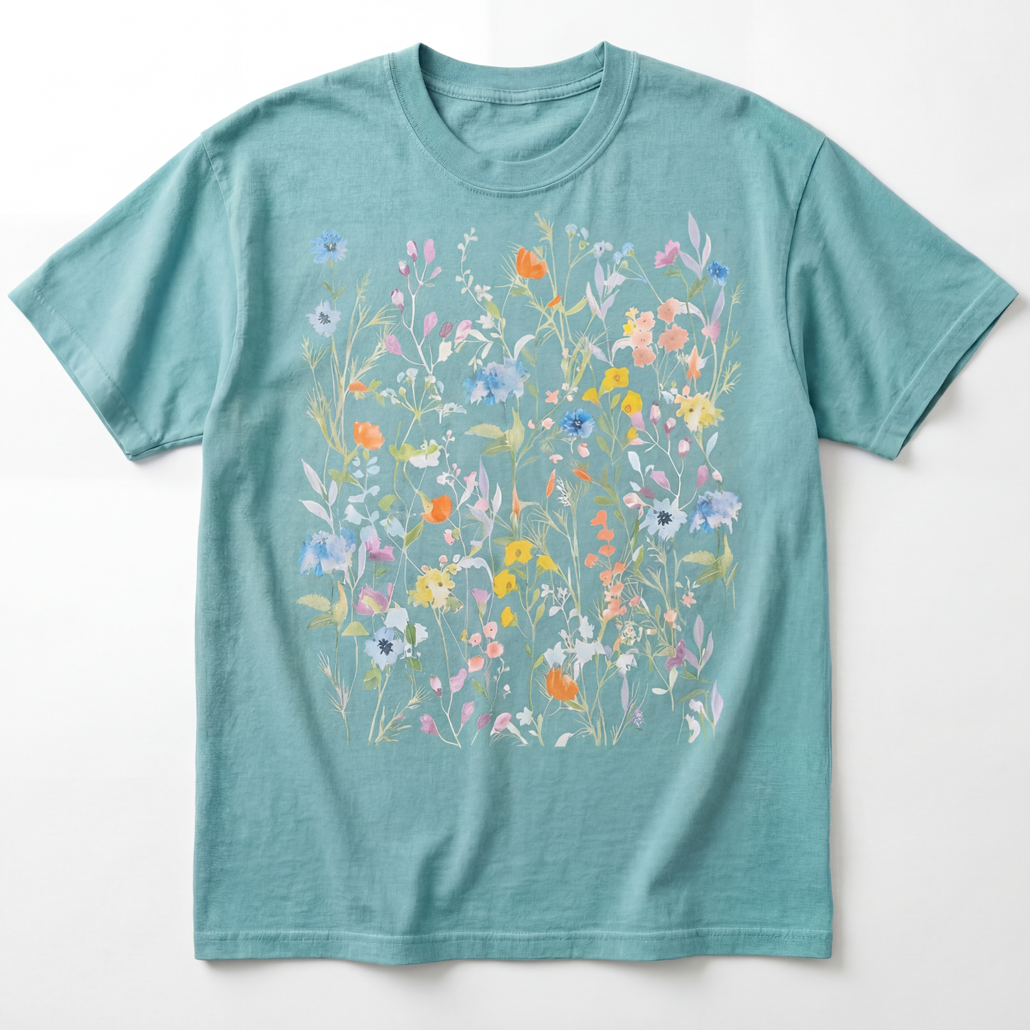 Floral Medley -  Comfort Colors Relaxed Fit Premium T Shirt