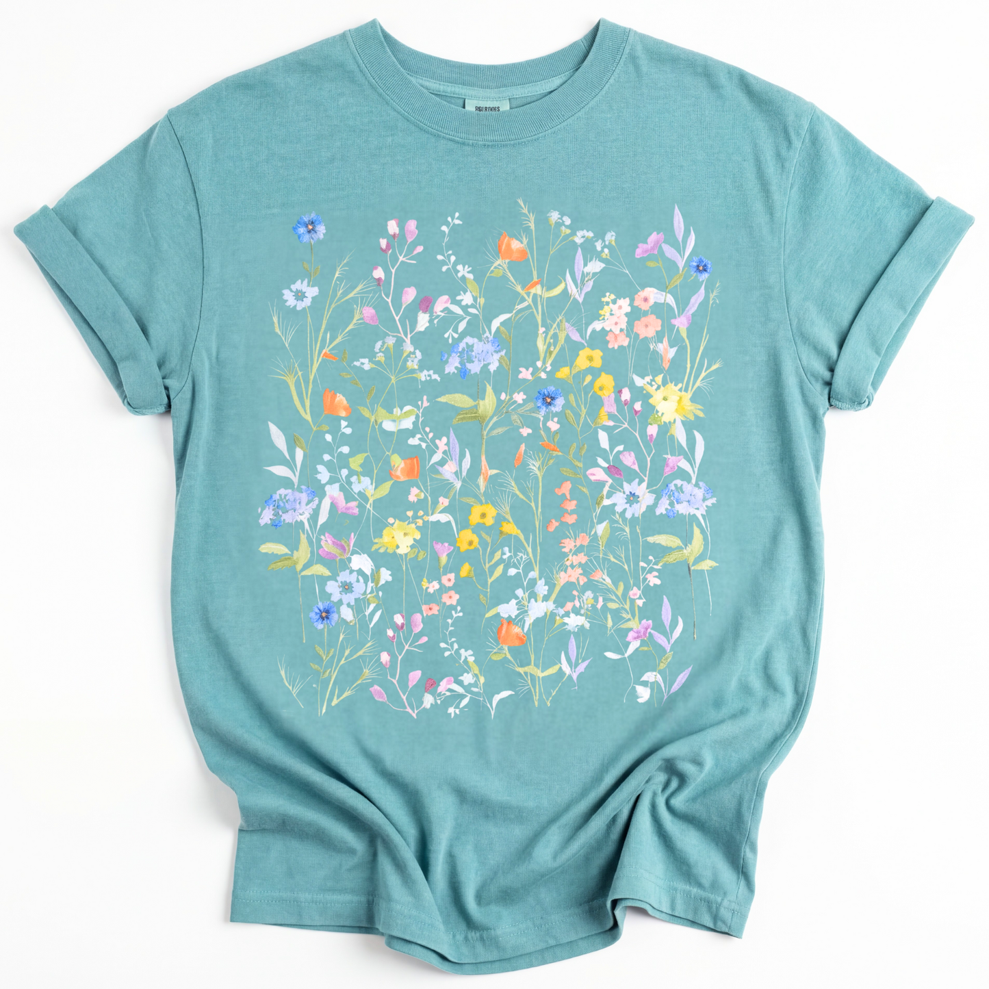 Floral Medley -  Comfort Colors Relaxed Fit Premium T Shirt