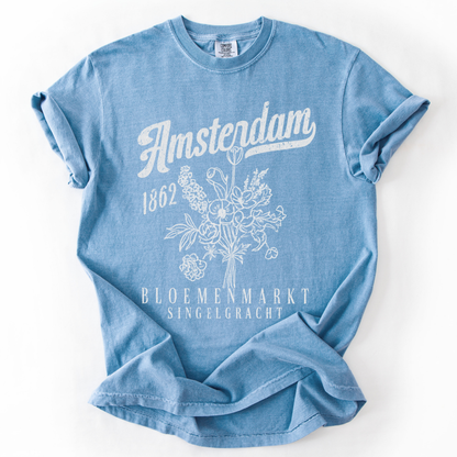 Amsterdam Flower Market -  Comfort Colors Relaxed Fit Premium T Shirt