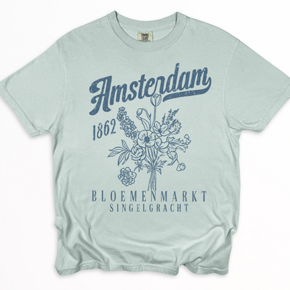 Amsterdam Flower Market -  Comfort Colors Relaxed Fit Premium T Shirt