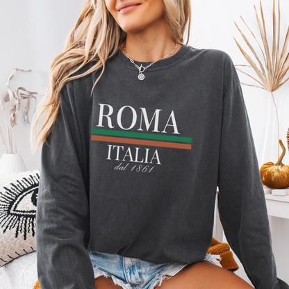 Roma Italia - Comfort Colors Premium Long Sleeve T Shirt