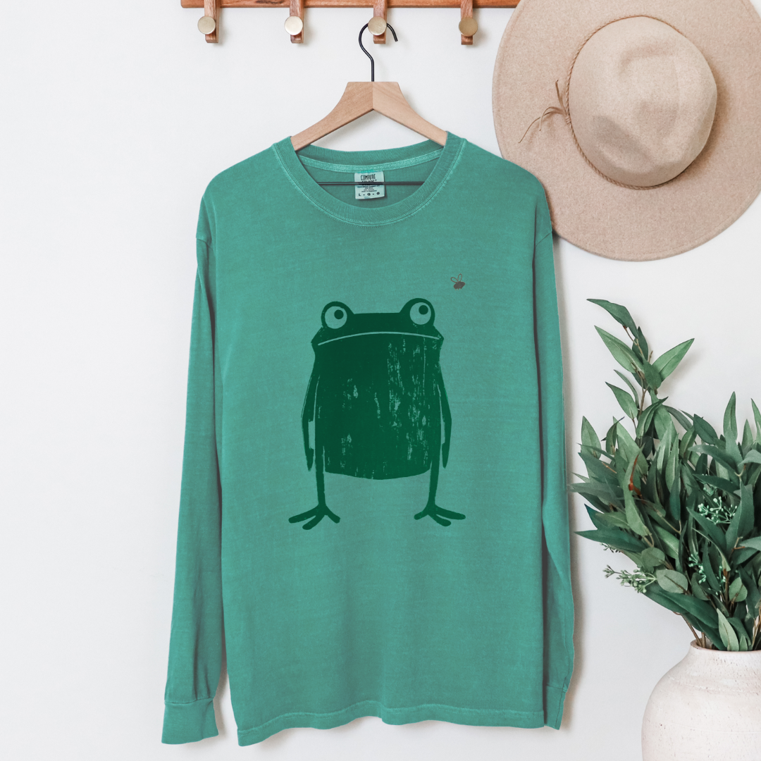 Frog - Comfort Colors Premium Long Sleeve T Shirt