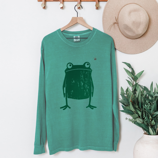 Frog - Comfort Colors Premium Long Sleeve T Shirt