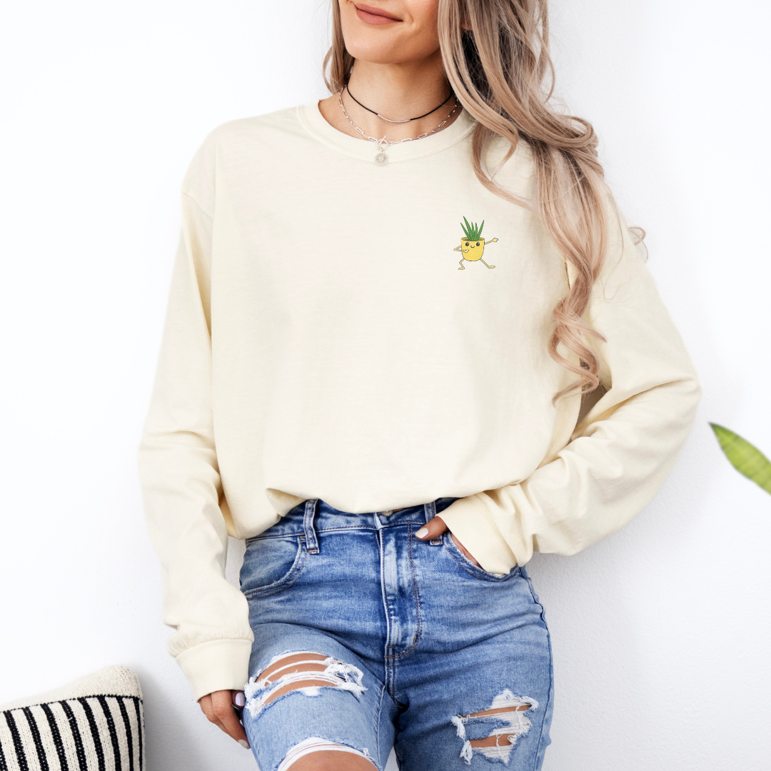 Dancing Pots - Comfort Colors Premium Long Sleeve T Shirt