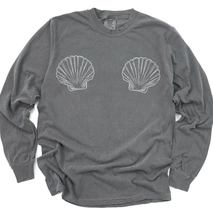 She Shells - Comfort Colors Long Sleeve Premium T Shirt