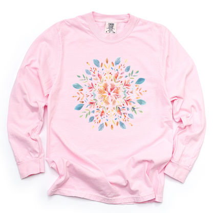 Plant Mandala - Comfort Colors Long Sleeve Premium T Shirt