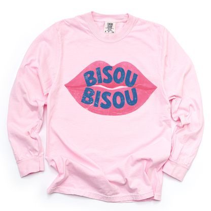 Bisou - Comfort Colors Premium Long Sleeve T Shirt
