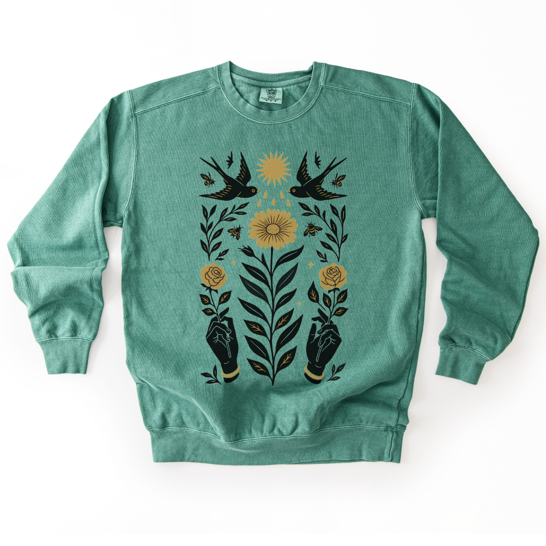 Sanctum Botanica - Comfort Colors Premium Heavyweight Sweatshirt