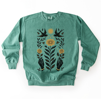 Sanctum Botanica - Comfort Colors Premium Heavyweight Sweatshirt
