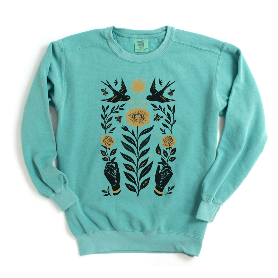 Sanctum Botanica - Comfort Colors Premium Heavyweight Sweatshirt