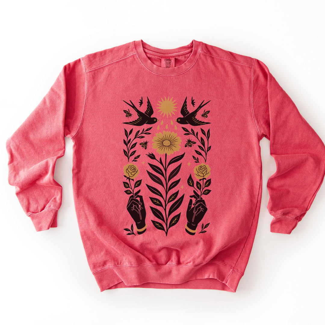 Sanctum Botanica - Comfort Colors Premium Heavyweight Sweatshirt