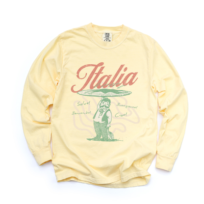 Greetings From Italia - Comfort Colors Premium Heavyweight Sweatshirt