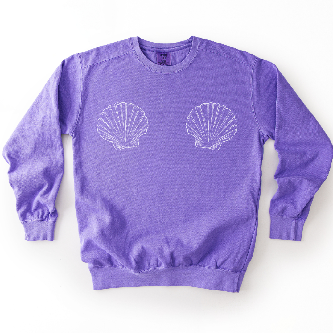 She Shells - Comfort Colors Premium Heavyweight Sweatshirt