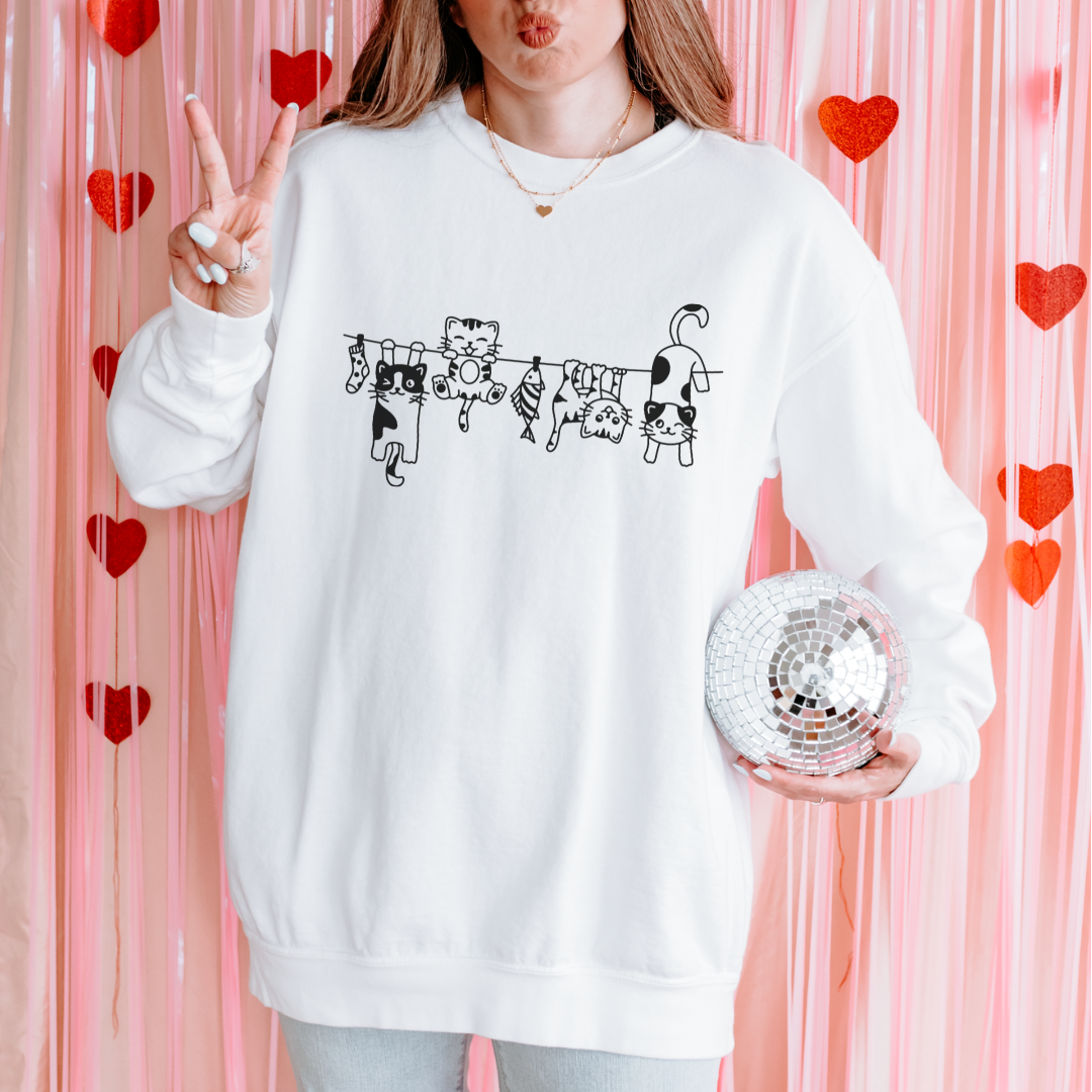 Cats - Comfort Colors Premium Heavyweight Sweatshirt