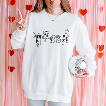 Cats - Comfort Colors Premium Heavyweight Sweatshirt