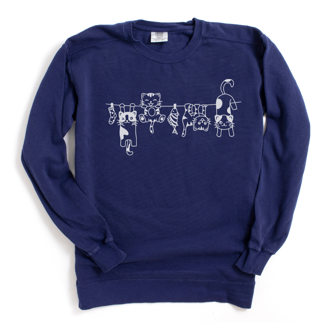 Cats - Comfort Colors Premium Heavyweight Sweatshirt
