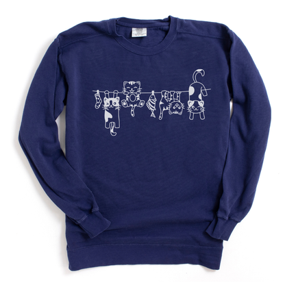 Cats - Comfort Colors Premium Heavyweight Sweatshirt