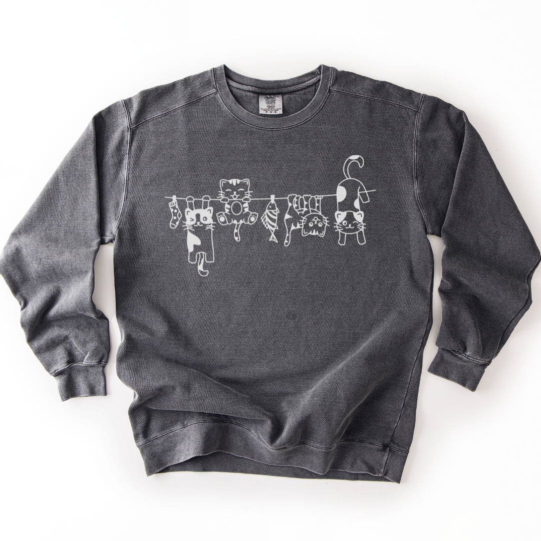 Cats - Comfort Colors Premium Heavyweight Sweatshirt