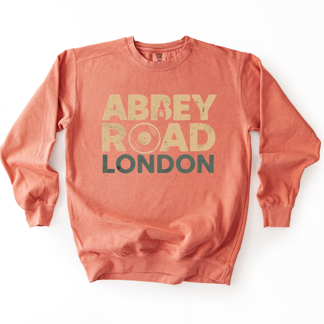 Abbey Road London - Comfort Colors Premium Heavyweight Sweatshirt