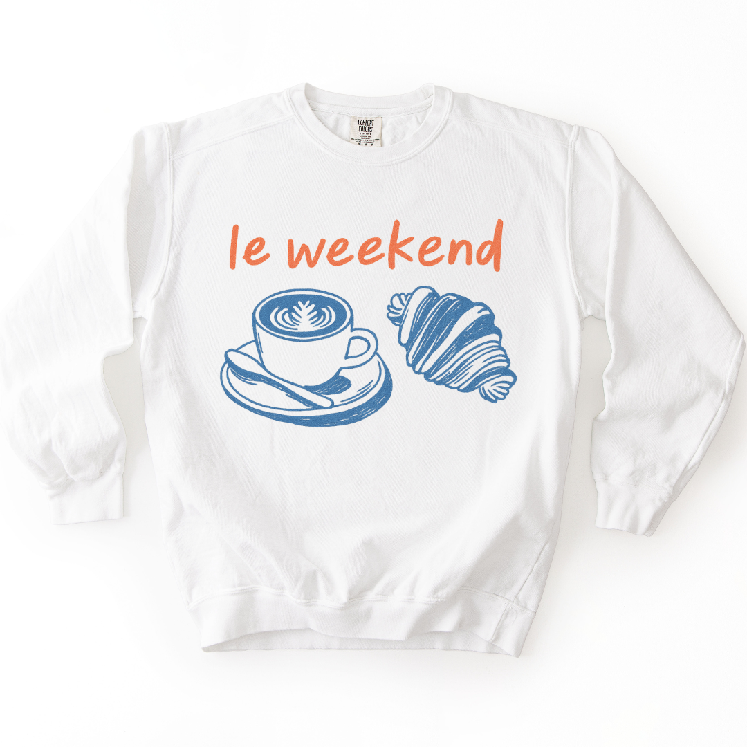 Le Weekend - Comfort Colors Premium Heavyweight Sweatshirt